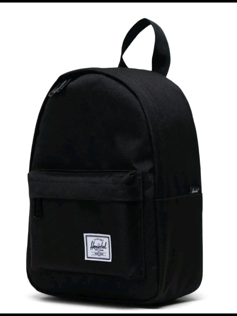 Herschel Supply Co Black Outside Striped Red Inside Unisex Zippered Backpack
